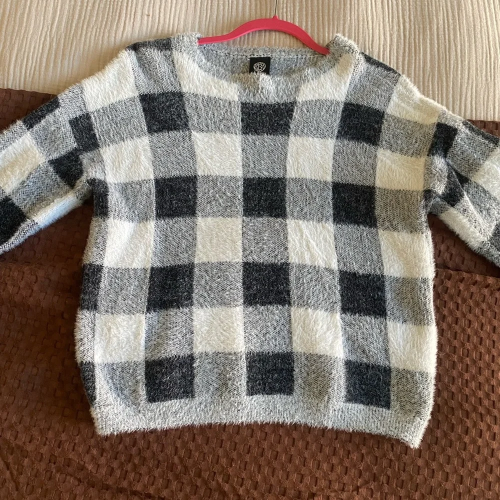 Bobeau‎ Kell Fuzzy Crewneck Sweater